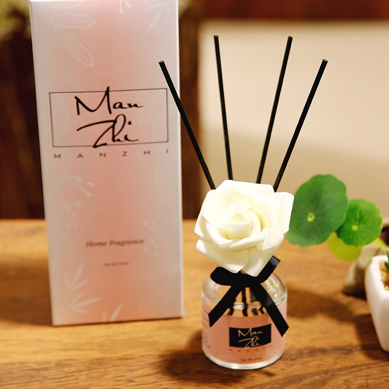 香薰精油藤条檀香熏香家用室内衣柜厕所除臭卧室香水瓶干花香氛