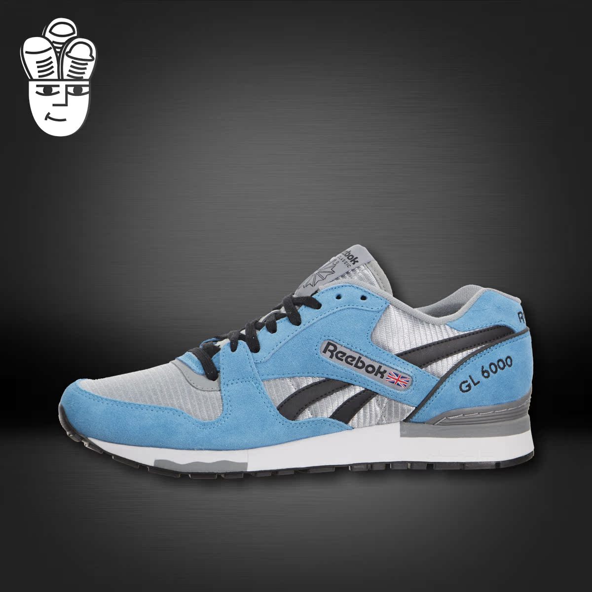 Reebok GL 6000 锐步男子复古跑鞋 运动休闲鞋