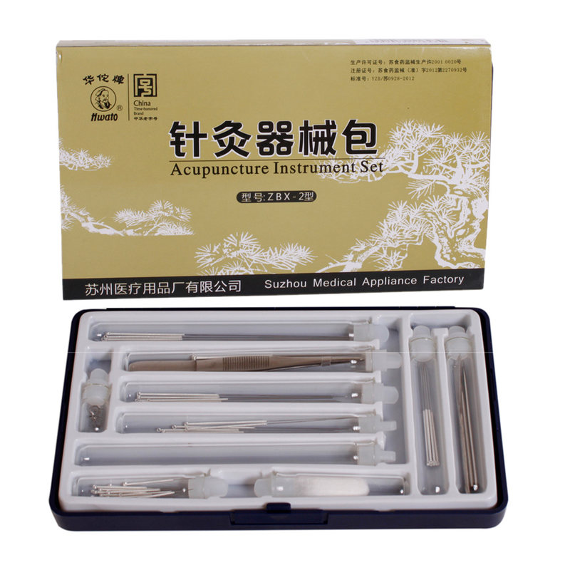 华佗针灸包 非一次性无菌针灸针 梅花针 三棱针 皮肤针 毫针TL