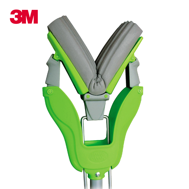 3M 思高 合宜蝶式挤水胶棉拖把 超强吸水折叠拖把 赠胶棉拖把头