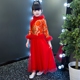 Cô gái dạ hội mùa đông phong cách Trung Quốc trẻ em váy cưới fluffy hoa cô gái nhỏ chủ trang phục catwalk trang phục công chúa váy bộ vest dự tiệc cho bé trai Váy trẻ em