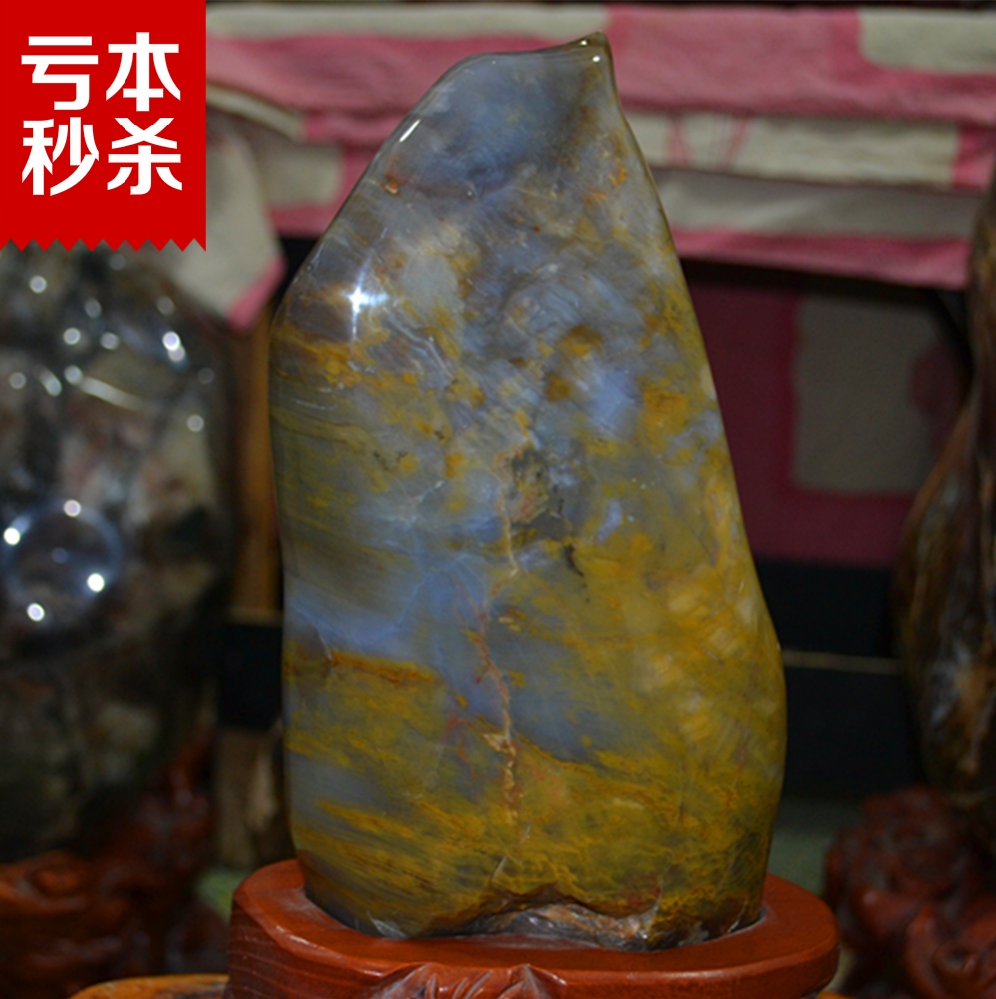 Boutique Liaoxi Chaoyang Shuiyang Jade Wood Chemical Wood Raw Stone Collection Pendulum pieces Sightseeing Stones polished and polished