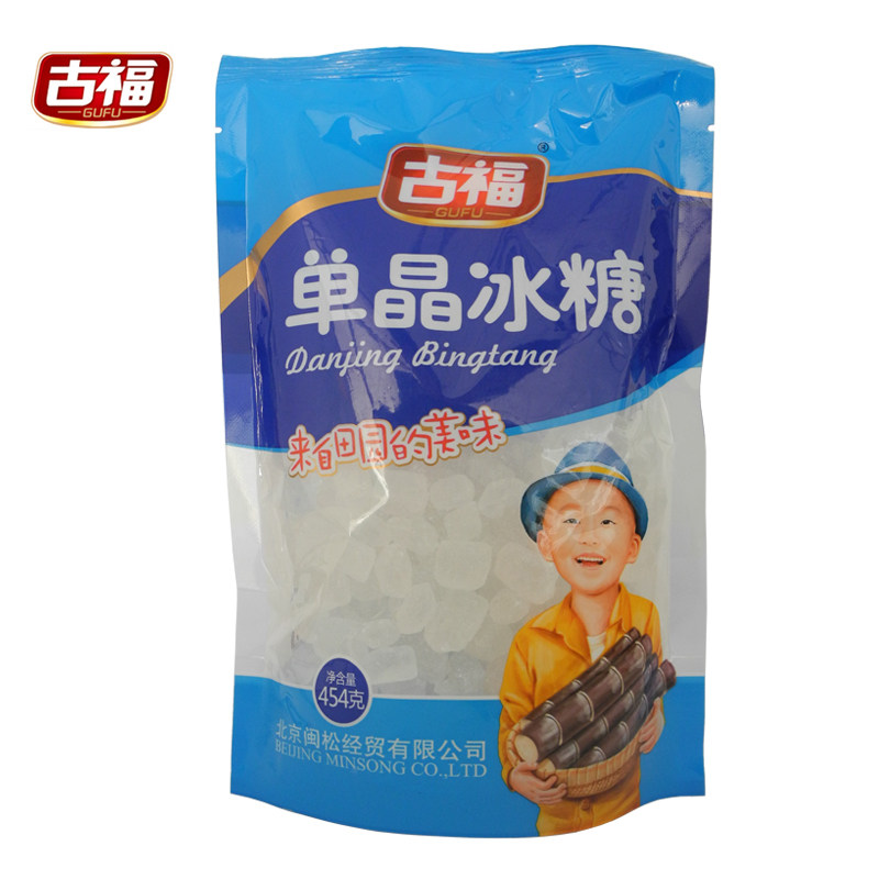 【天猫超市】古福 单晶冰糖454g 煲汤泡茶冲饮 调味品 食用糖