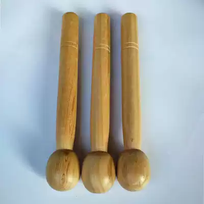 Solid wood high-sided gong, gong hammer, gong stick, gong vertebrae, hammer, strike, gong vertebrae length 27 cm, hammer 4*4 cm
