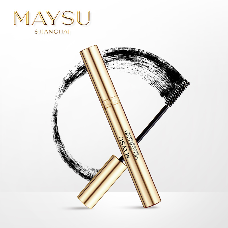 MAYSU/美素睛艳炫长魅翘睫毛膏 卷翘纤长浓密防水持久不晕染彩妆