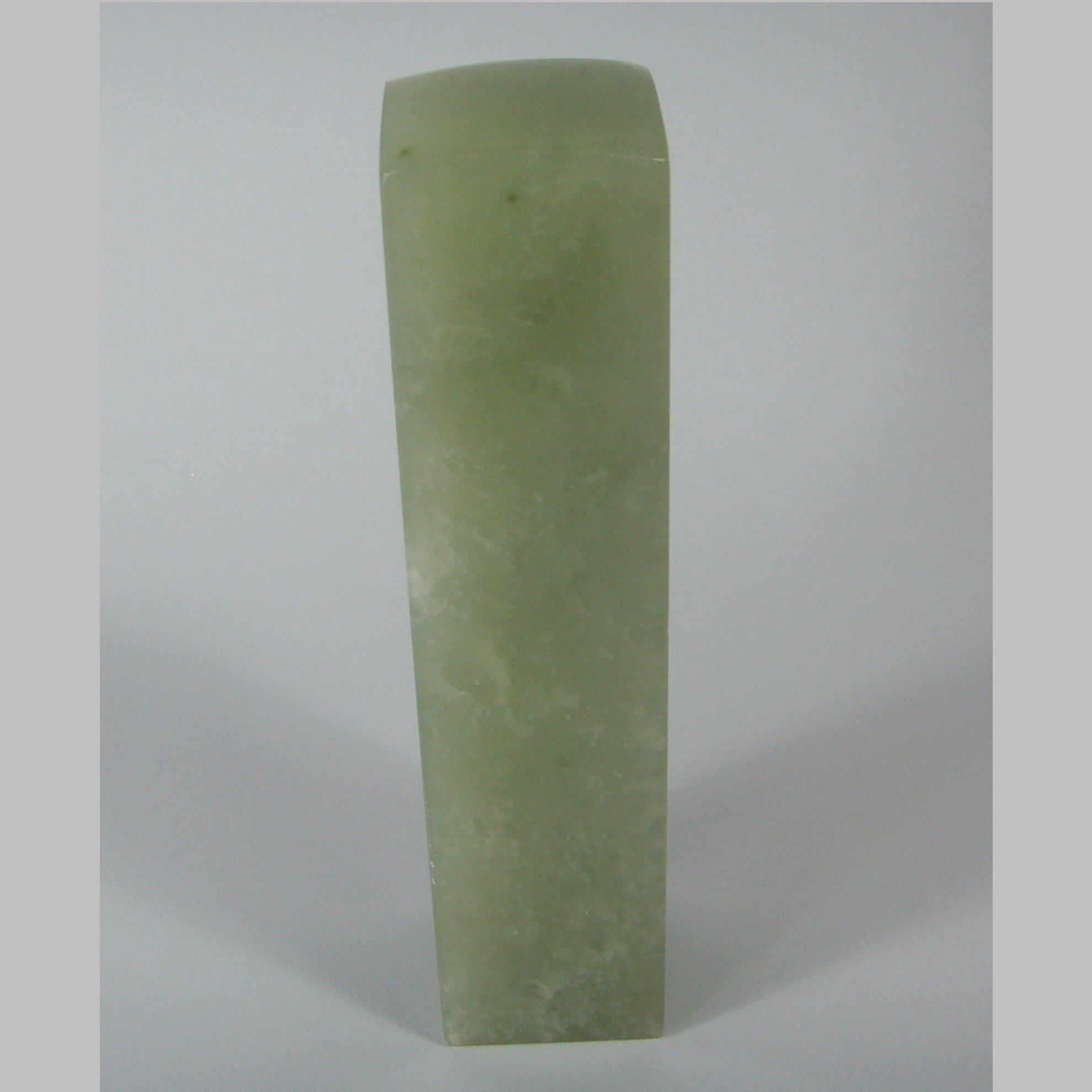 Glass freeze seal soft and soft natural gold stone carving pure handicraft collection calligraphy painting