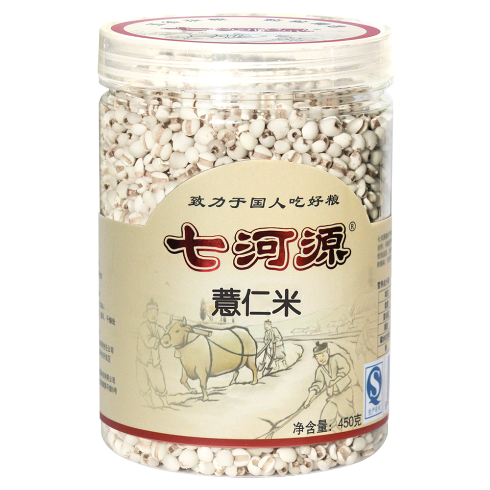 【天猫超市】七河源 薏仁米 450g/罐  薏苡  五谷杂粮 粥品  饮品