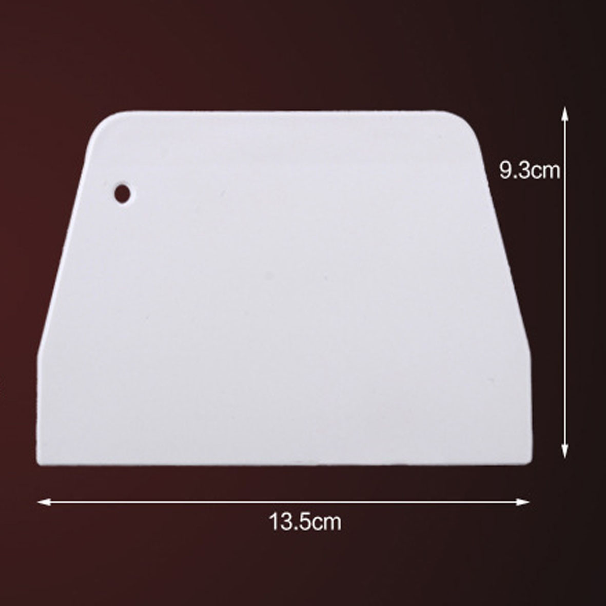 Scraper Squeegee Baking Tool Cake Wipe Cream Scraping Blade Section Knife White Hard Plastic Special Price