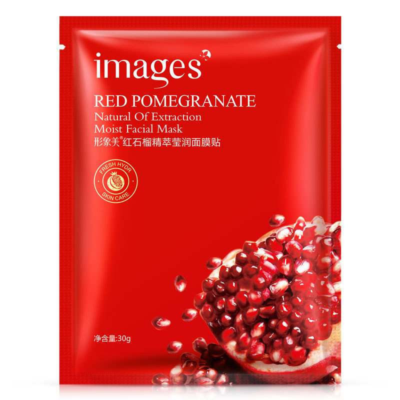 Red Pomegranate Gold Essence Invisible Mask Sheet Pack