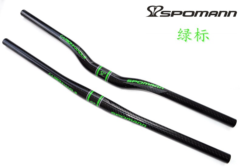 SPOMANN SPOMANN road mountain bike full carbon fiber handlebar handle straight handle Yan handle green label