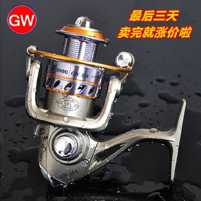 Light Wai Fishing Wheel GW MA Full Metal Head Sea Rod Wheel Fish Wire Wheel Roll Winder Fish Furniture Iso Rod Wheel