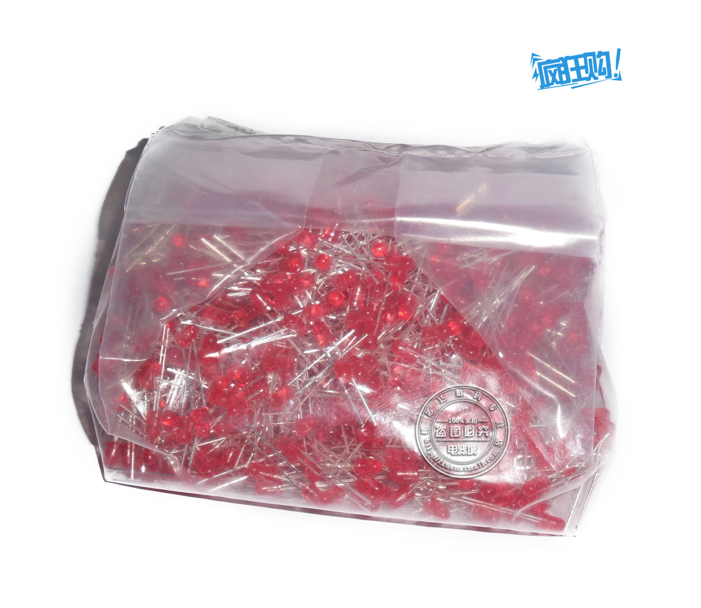 Red LED lights 3MM LED lamps Red red red high brightness LED pack 1000