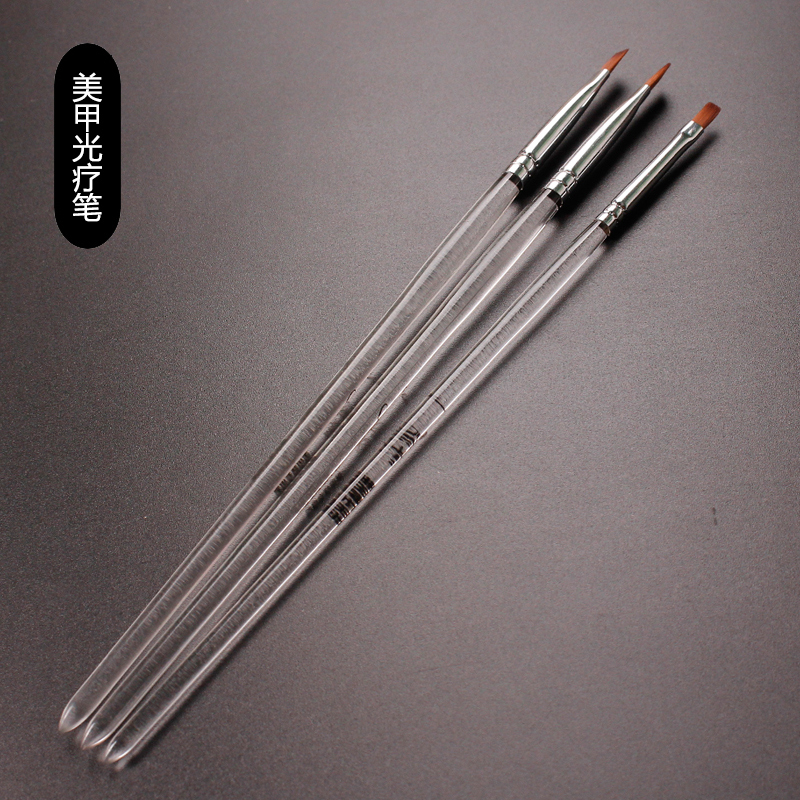 美甲工具光疗闪粉刷/亮片刷/彩绘笔刷/水晶甲刷美甲师专用光疗笔