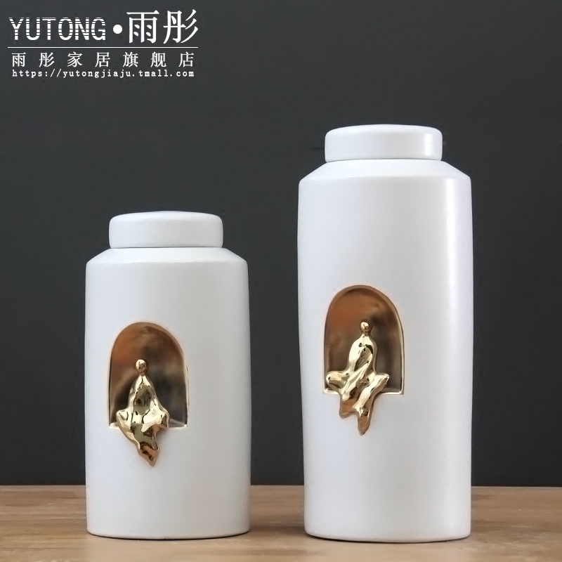 Furnishing articles receptacle club flower implement ceramic paint zen vase sitting room of jingdezhen ceramic porcelain vase wedding gift