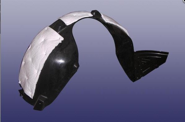 Baucchiry Eliser 7 wing plate lined liner of the leaf plate Line 5 tire lined liner plate original