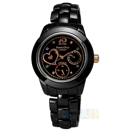 台湾官网直邮进口罗梵迪诺 Roven Dino / RD686 钻漾爱恋 三环显