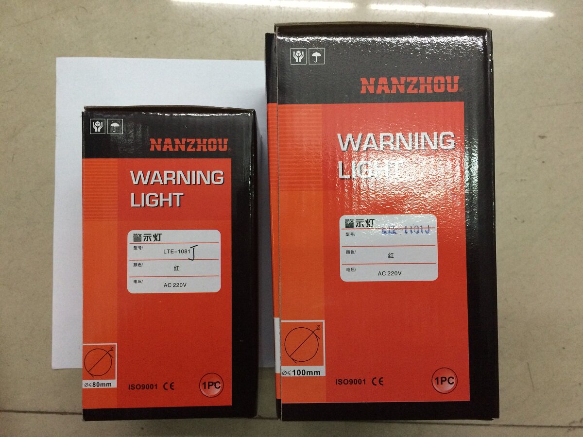 LTE-1101J rotating warning light South Zhou Technology DC24V 220V with call alarm sound