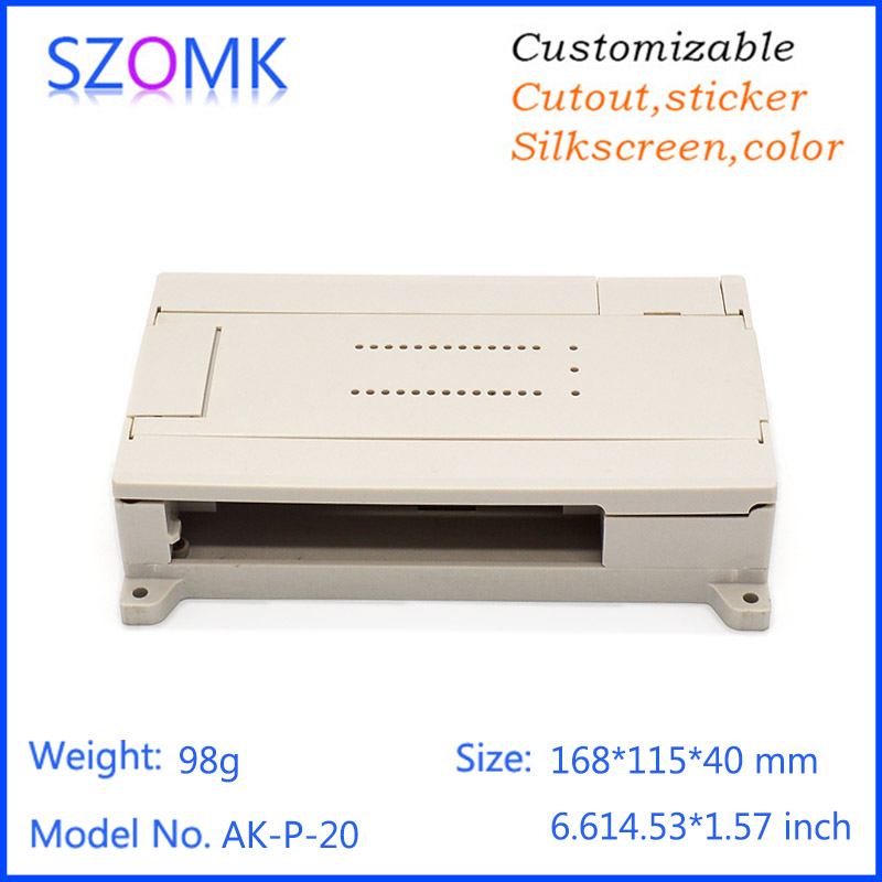 SZOMK168*115*40 guide rail control shell plastic material shell PLC industrial control box instrument shell P20