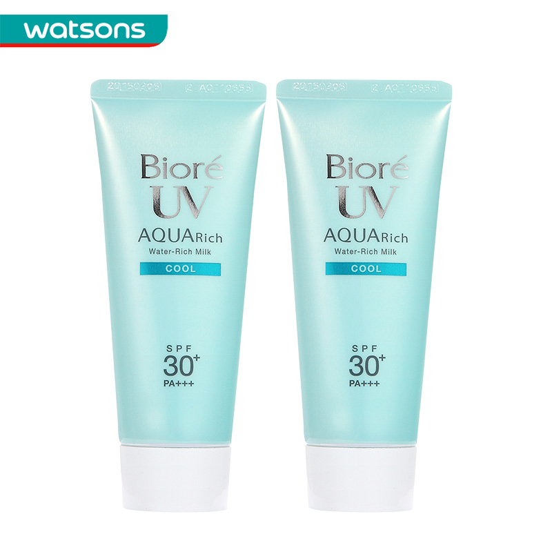 【屈臣氏】组合价 碧柔水活防晒沁凉凝蜜60克SPF30+*2件