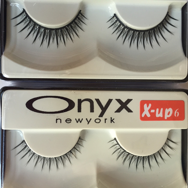 Eyelash Onyx Euroness False Eyelash X-UP6 Nature Irregular Fiber Long style Nightclub Photo Gallery Makeup