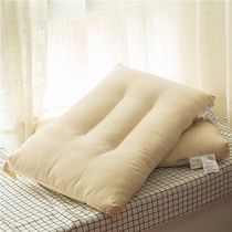  Japanese-style soft pillow Cervical spine pillow Flat pillow core Low pillow Middle pillow Adult single pillow core can be washed