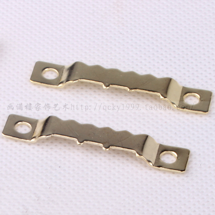 Gold straight strip sawtooth hanging picture frame nails modern Chinese photo frame simple invisible card decorative wooden strip fixed