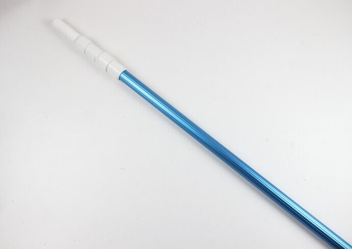 Swimming pool aluminum alloy Clean telescopic rods Multiple specifications Suction Stain Lifesaving Rod Sauna Pool Cleaning Brush Head Special Price