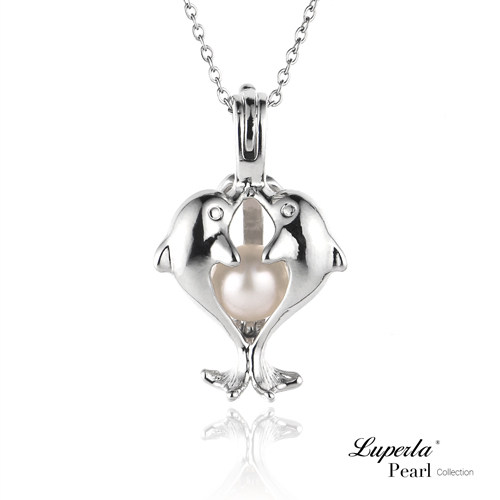 台湾官网直邮进口大东山珠宝 拥抱珍心珍珠项炼 欧美热销许愿珍珠