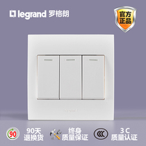 TCL Rogange switch socket 86 Type of Shijie Series три Open singen Control triple switch switch panel