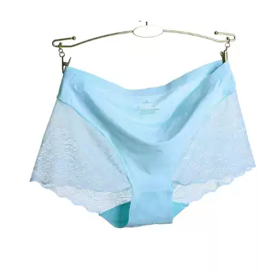 No trace lace flat corner sexy translucent mesh size week underwear comfortable and breathable summer