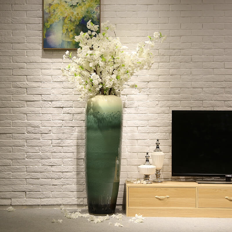 Jingdezhen European - style originality of large vase wedding landscape decoration simulation flower big flower, flower ceramic furnishing articles