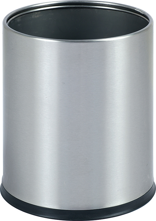 Hotel Guesthouse Guest Room Trash Can Home Toilet Kitchen Living Room Single Double Layer Stainless Steel Round Barrel Sandsteel-Taobao