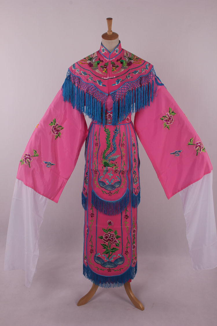 Yue Opera Peking Opera Palace Clothing Floats Opera Costumes Beating Golden Branches Princess Clothes Opera Items 91 Deep Pink