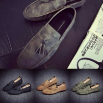 Summer mens new low help casual set foot breathable trendy beans Bean Shoes Fast Hand Red Man The Same Spirit Society Little Guy