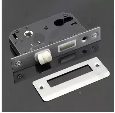 50mmX45mm light spring double tongue lock body 4550 silencing room door lock body indoor lock body lock body
