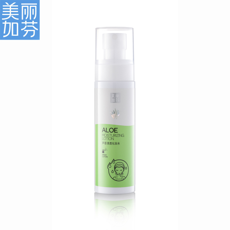 美丽加芬芦荟清透化妆水100ml温和补水舒缓肌肤爽肤水 美丽加分