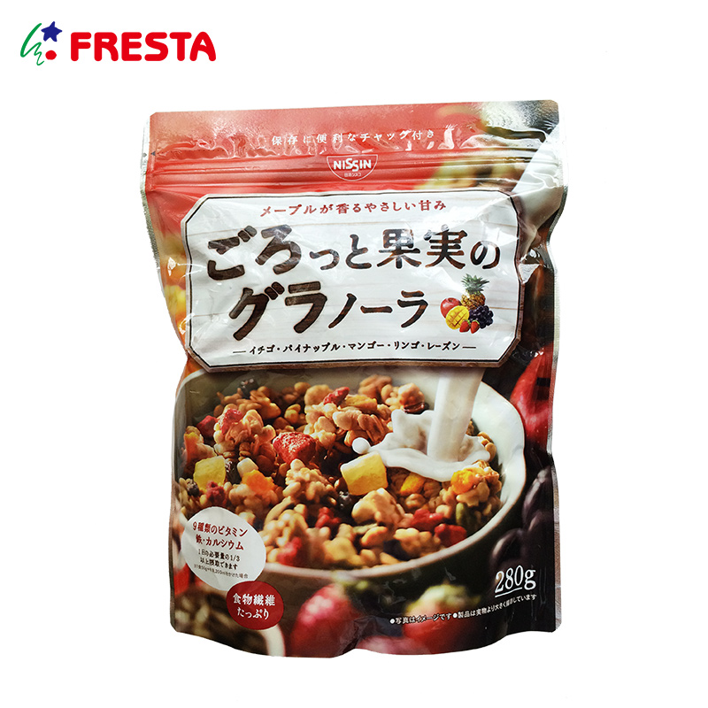 【日本直邮】日清麦片综合水果燕麦早餐/水果谷物麦脆麦片280g
