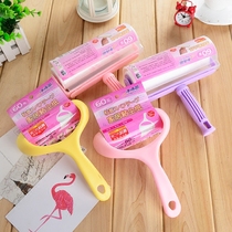 Netdeli sticky hair device Sticky dust paper roller dust brush sticky hair roller Oblique tear type 10 16cm sticky dust device