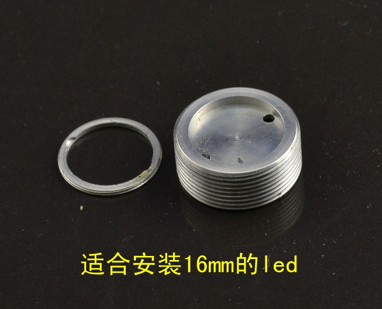 Circuit bin for aluminium alloy with press ring suitable for 7737 flashlight retrofitting
