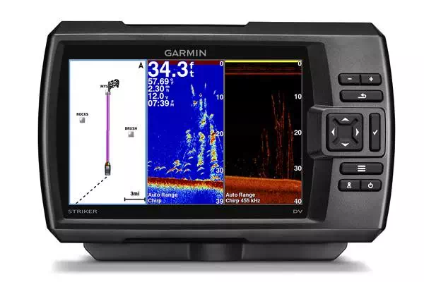 2018 brand new Jiaming Chinese fish finder Shuaike 7CV PLUS raft fishing dedicated with GT8 GT22 probe