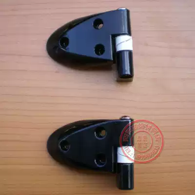 Powder room partition accessories Nylon hinge partition hinge Nova 3 holes black folding door partition hinge