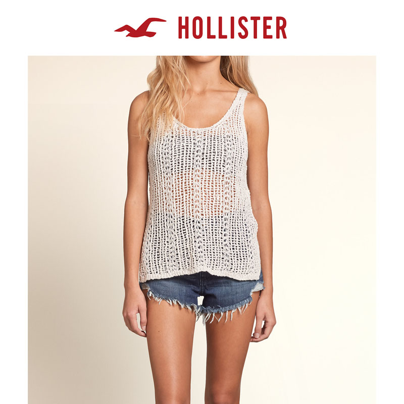 Hollister 镂空针织背心 女 90632