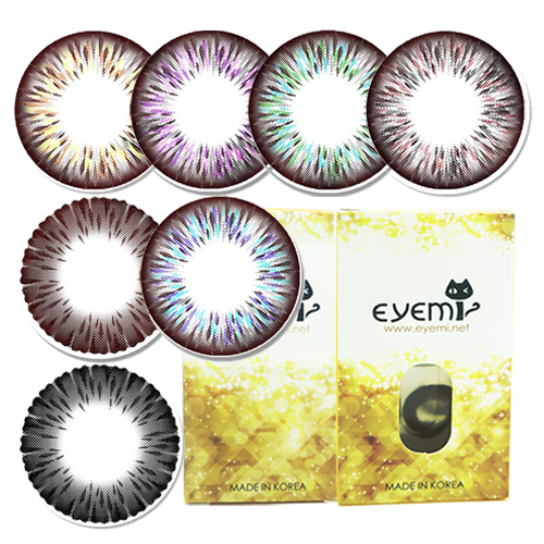 Eyemi爱咪大萝莉混血美瞳年抛大直径彩色隐形近视眼镜1片 拍2包邮