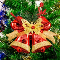 Christmas Bells Christmas Tree Ornaments Pendant Dress Up Bells Garland Christmas Scene Arrangement Props