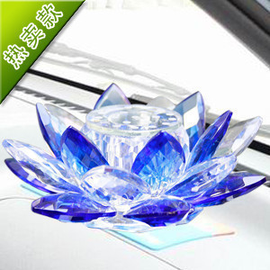 水晶莲花香水座 汽车香水座 汽车用品饰品 正品 车饰车用香水包邮