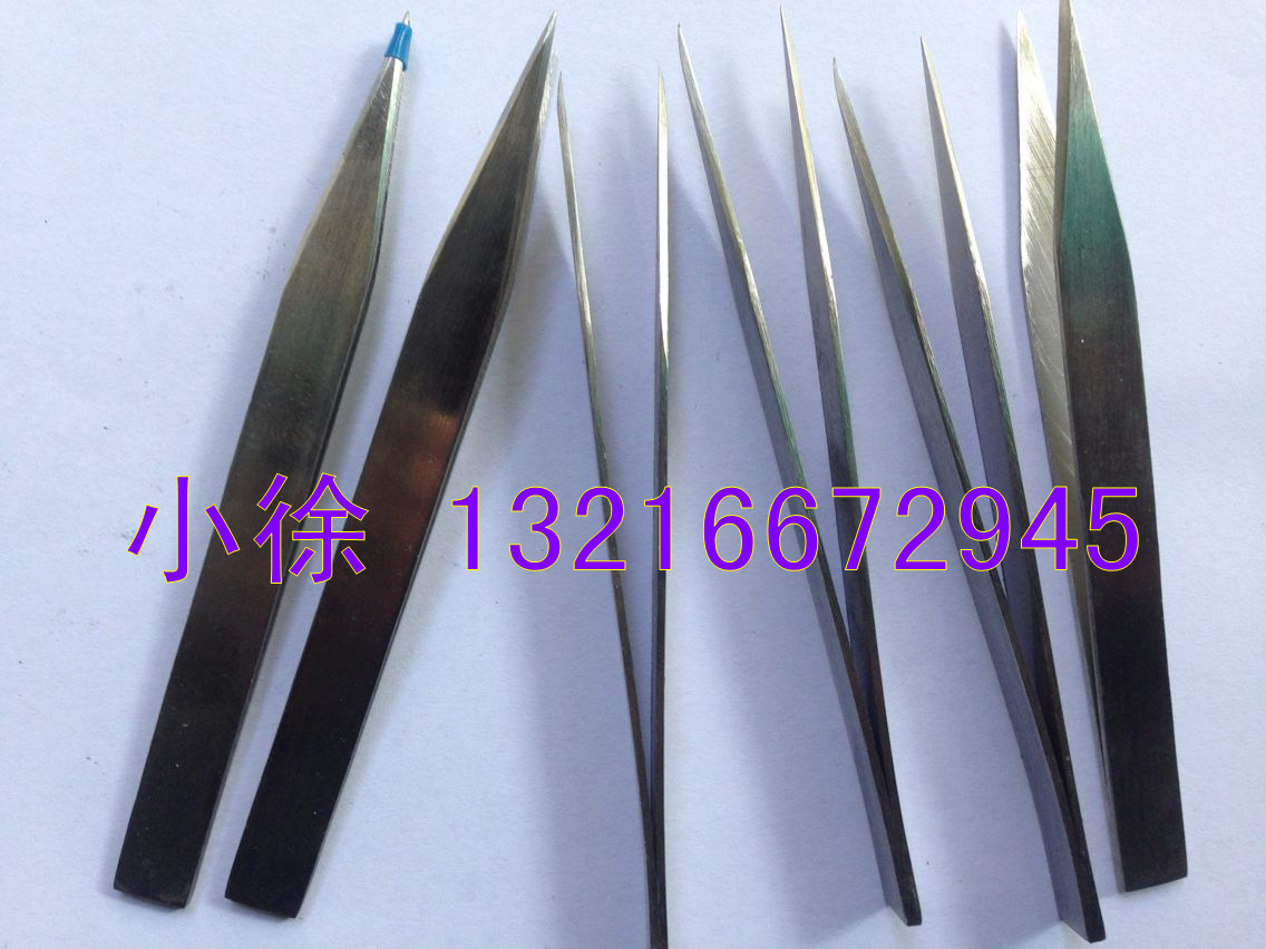 Special price double love card stainless steel tweezers A-type fitter a pair of bub pliers big-pointed clips