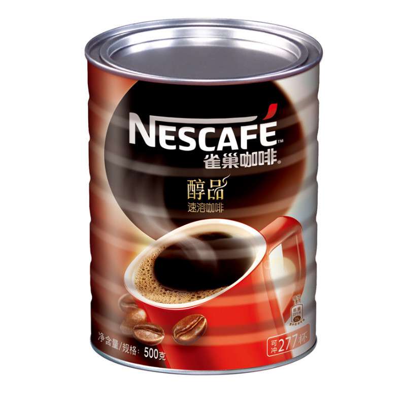 【苏宁易购】 雀巢咖啡 醇品速溶咖啡500g/罐