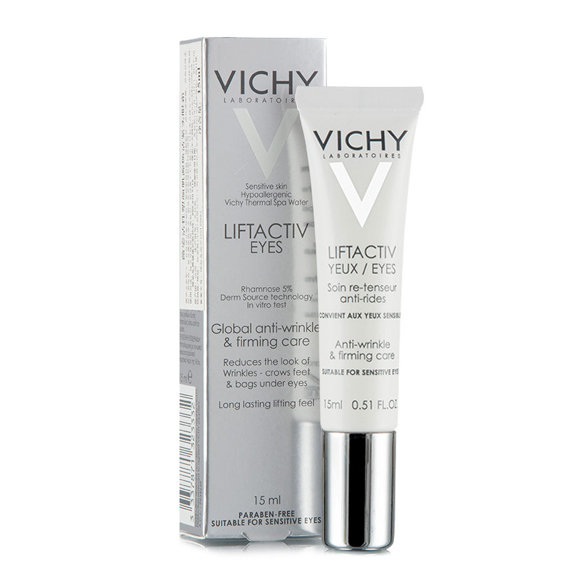 Vichy/薇姿活性塑颜肌源焕活紧实眼霜15ml提拉紧致抗皱眼部肌肤