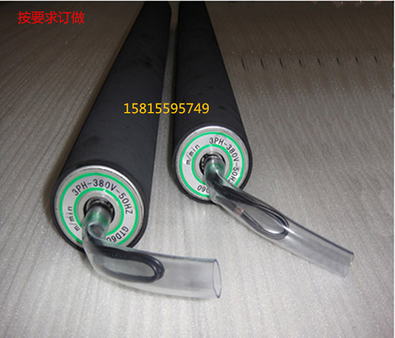 Conveyor line electric roller Rubberized electric roller without power roller Power head roll stainless steel tail roller