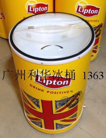 100L Liton Advertising Ice Bucket Acrylic Blister Cover Beverage Ice Bucket Bar Show Ice Bucket Plastic Ice Bucket